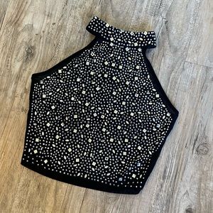 Sequin Crop Top